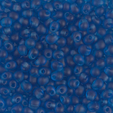 Goutte Miyuki Mat Transparent Capri Bleu (3.4mm)