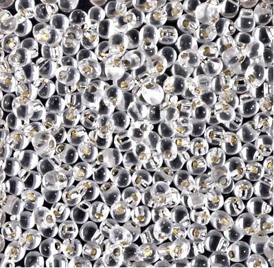 Goutte Miyuki Silverlined Crystal  (2.8mm)