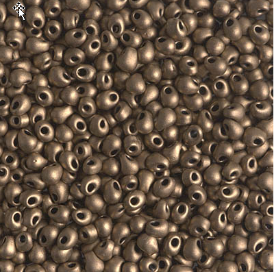 Goutte Miyuki Bronze Foncé Métallisé Mat (2.8mm)