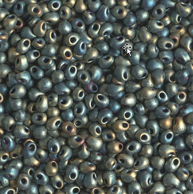 Goutte Miyuki Mat Métallique Patine Iris (2.8mm)