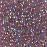 Goutte Miyuki Transparent Smoky Amethyst AB (3.4mm)