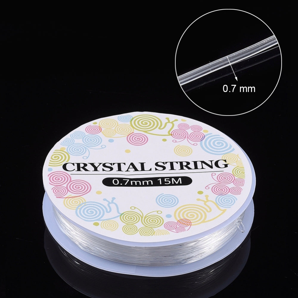 Fil Elastique  Cristal 0.7mm - 15 mètre - Transparent