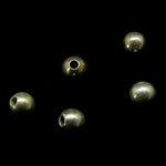 Embout  rond Argent Sterling 3 mm (la paire)