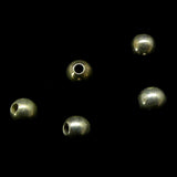 Embout  rond Argent Sterling 3 mm (la paire)