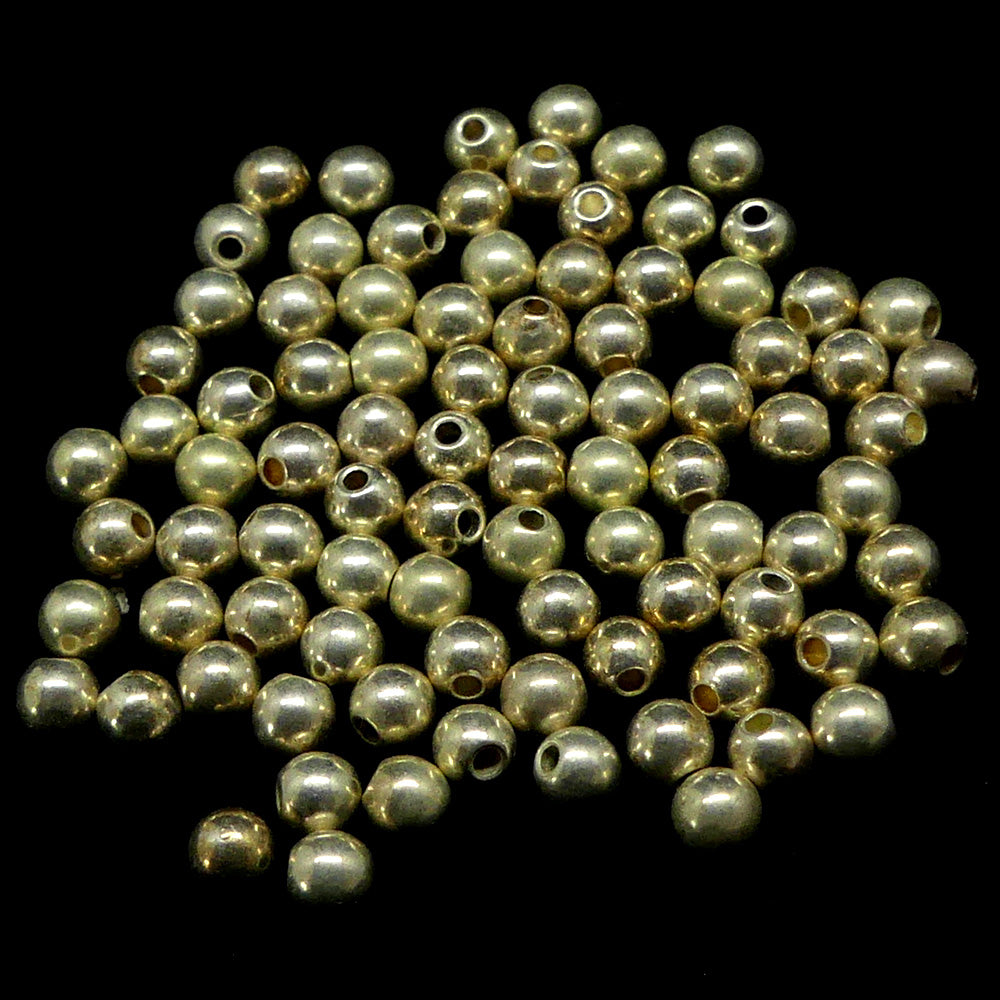 Embout  rond Argent Sterling 3 mm (la paire)