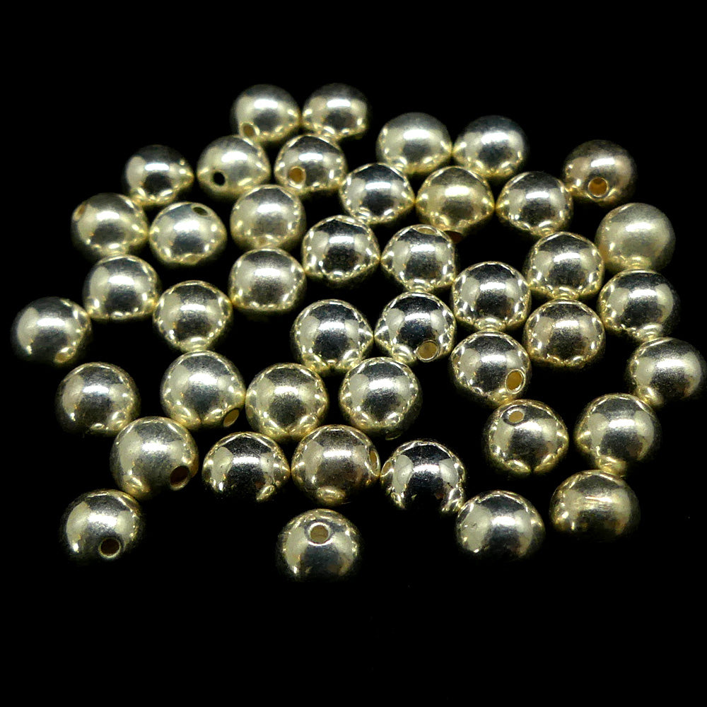 Embout  rond Argent Sterling 5 mm (la paire)