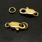 Fermoir - Mousqueton doré (à la pièce)