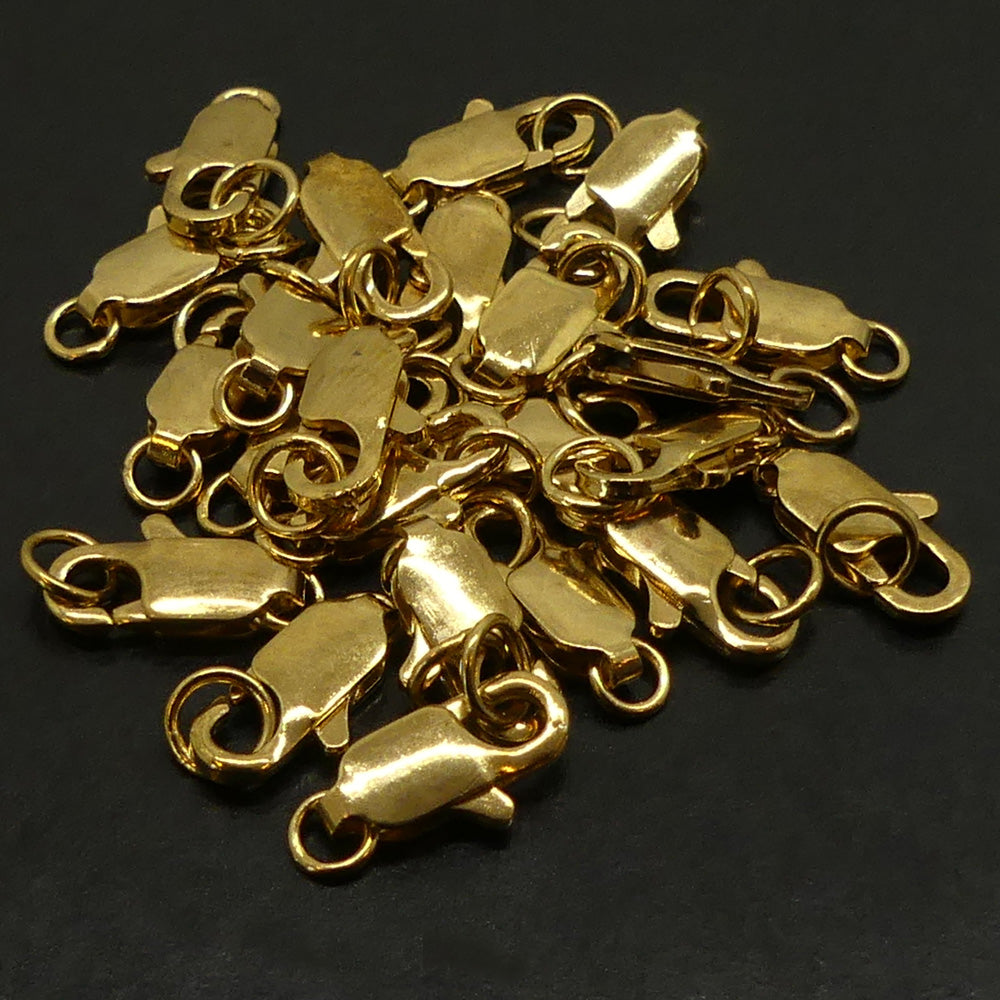 Fermoir - Mousqueton doré (à la pièce)