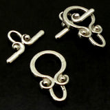 Fermoir - Collet Style Tibet Argent Antique (5 pces)