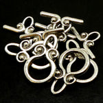 Fermoir - Collet Style Tibet Argent Antique (5 pces)