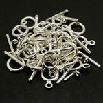 Fermoir - Collet Argenté 9 mm (à la pièce)