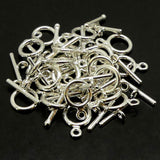 Fermoir - Collet Argenté 9 mm (à la pièce)