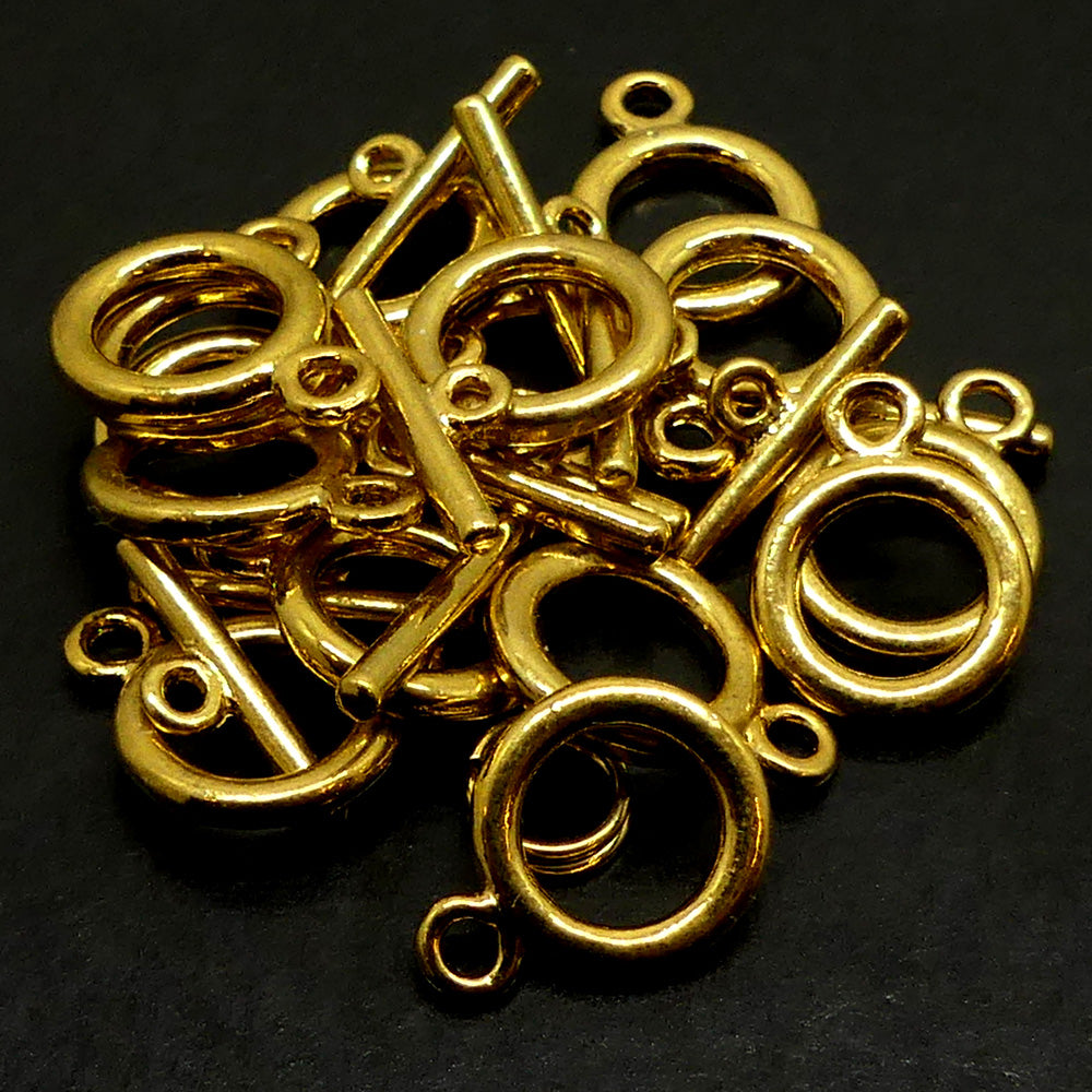 Fermoir - Collet doré 10.5 mm (à la pièce)