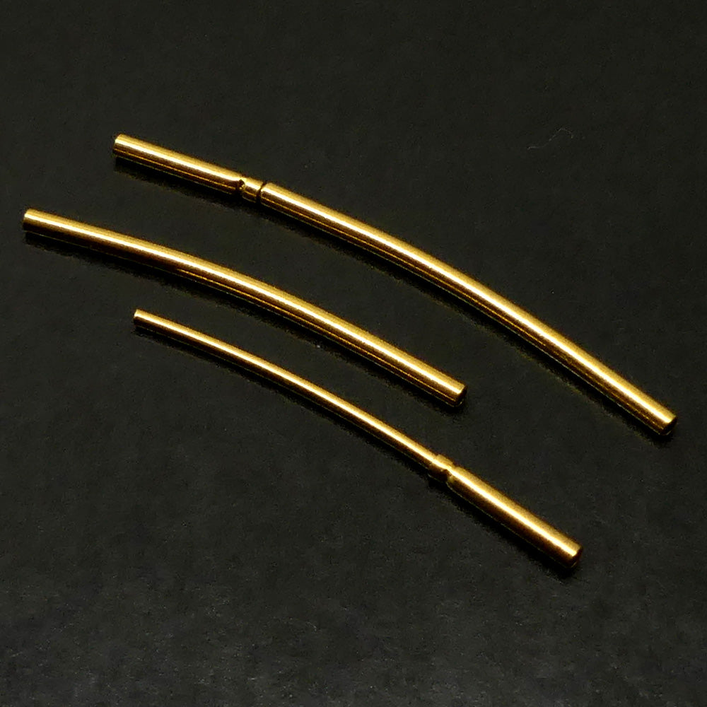 Fermoir - Coulissant doré pour fils et cables (à la pièce)
