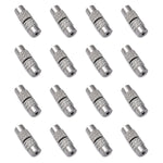 Fermoir - Colonne à vis en laiton plaqué platine (à la pièce)