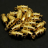 Fermoir - Vis dorée - 10 mm (à la pièce)