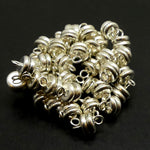 Fermoir - Aimanté plat argenté 5 mm (à la pièce)