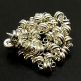 Fermoir - Aimanté plat argenté 5 mm (à la pièce)