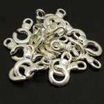 Fermoir - Crochet rond argenté (à la pièce)