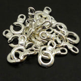 Fermoir - Crochet rond argenté (à la pièce)