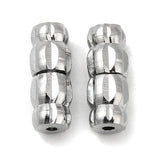 Fermoirs en laiton tube- Platine(5pces)