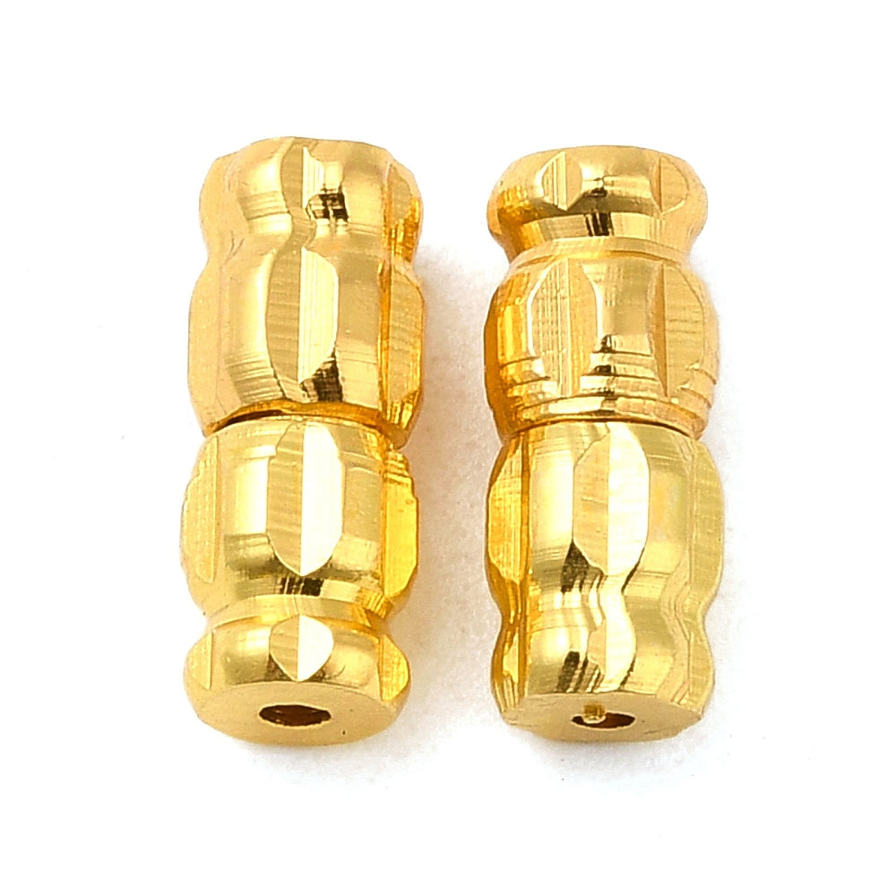 Fermoirs en laiton tube- Or(5pces)