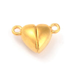 Fermoirs magnétiques " Coeur"- Or (1pce)