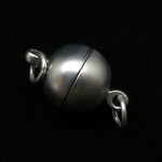 Fermoir magnétique Boule 10mm - Platine mat - 1 pce 
