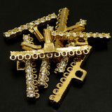 Fermoir - Crochet Doré à 11 Rangs (1 pce)