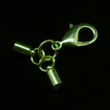 Fermoir - Mousqueton à calotte - Vert (1pièce)