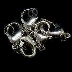 Fermoir - Mousqueton 27 x 15 mm - Argenté  (1 pièce)