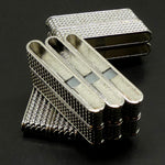 Fermoir - Aimant Rectangle  37 x 20 mm - Platine (1 pce)