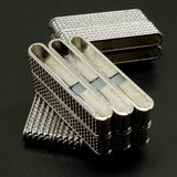 Fermoir - Aimant Rectangle  37 x 20 mm - Platine (1 pce)