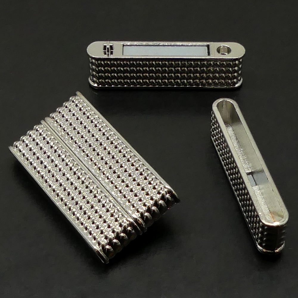 Fermoir - Aimant Rectangle  37 x 20 mm - Platine (1 pce)