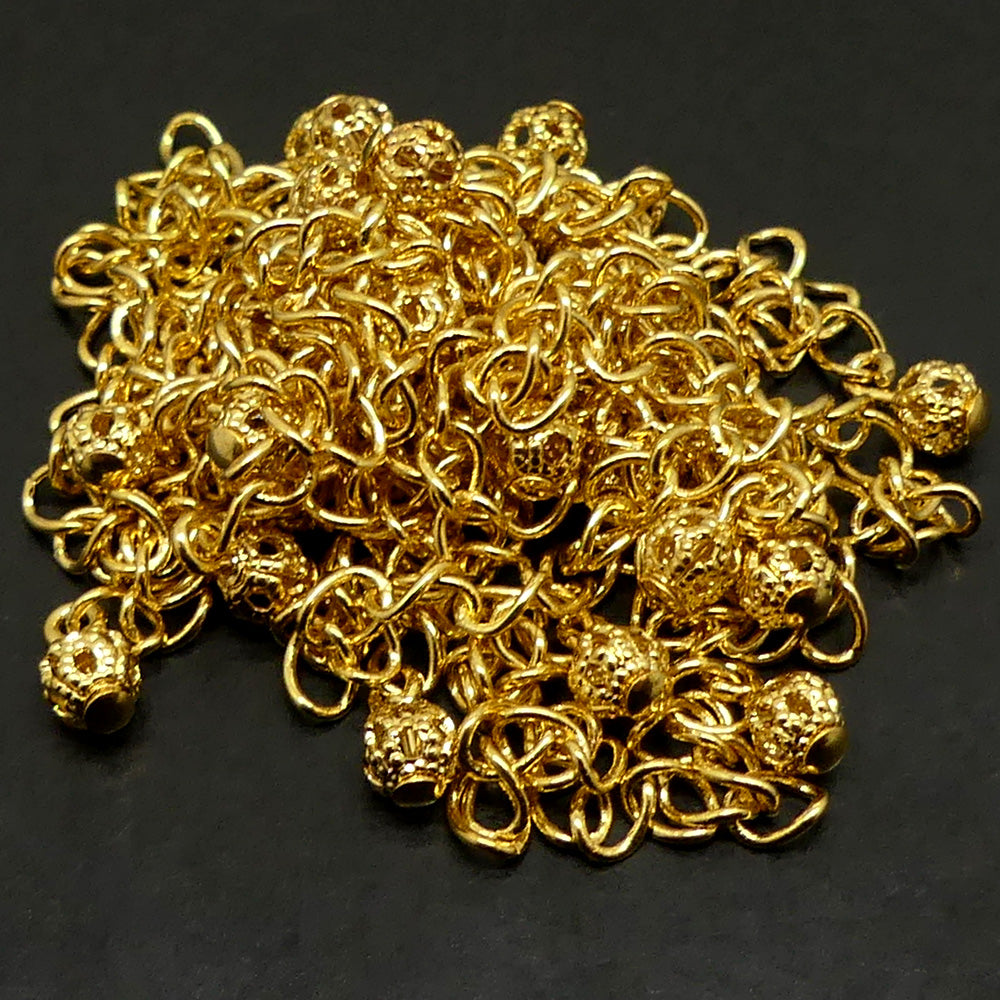 Chaînette Réglage "Boule" -  Doré (1 pièce)