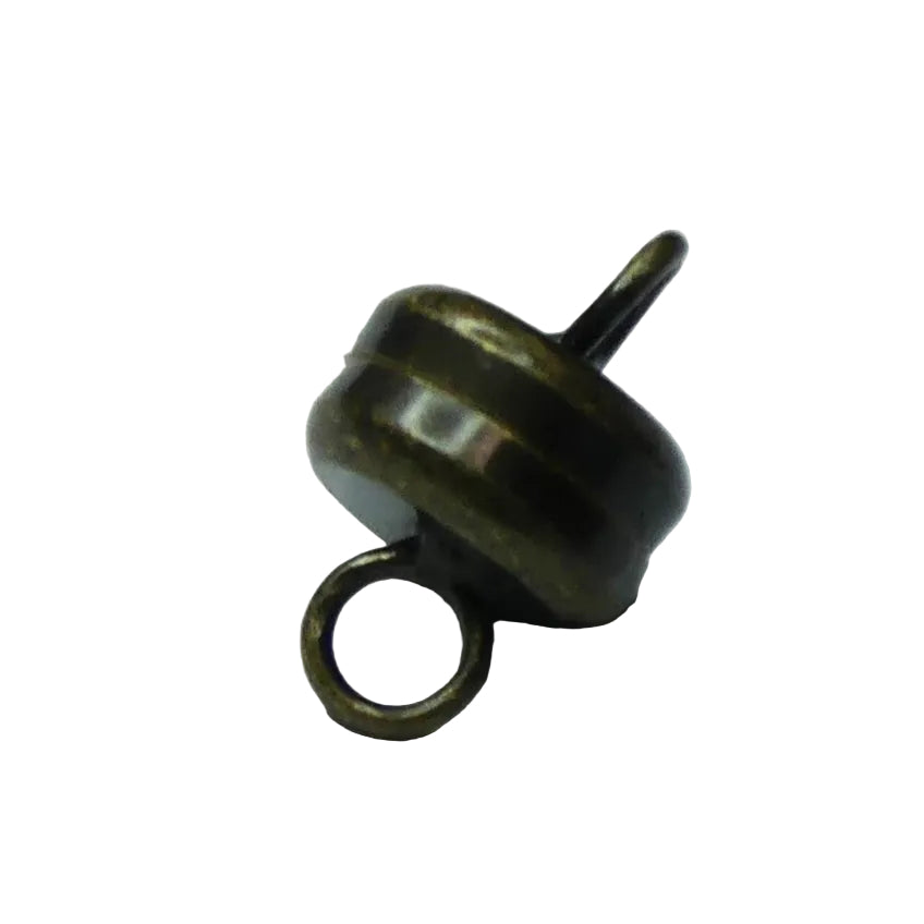 Fermoir magnétique en laiton - Bronze antique - 1 pce