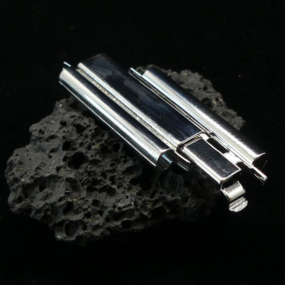 Fermoir - Glissière à clipser Beadslide -Argenté  (1 pces)