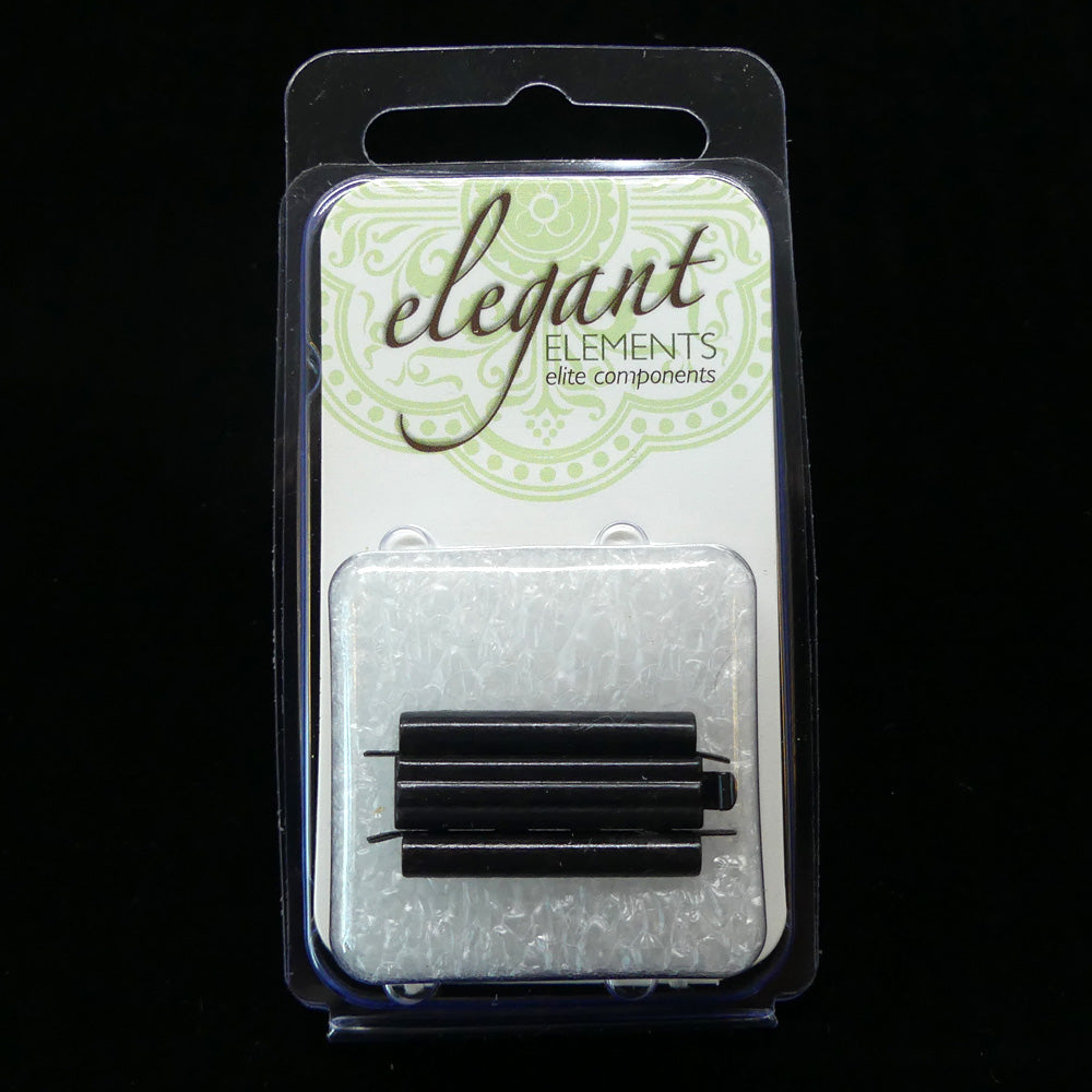 Fermoir - Glissière à clipser Beadslide noir 10 x 24 mm (1 pce)