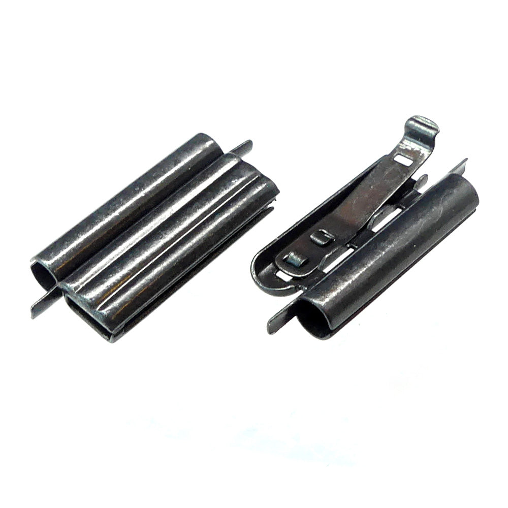 Fermoir - Glissière à clipser Beadslide 10x18mm - Noir (1pce)