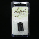 Fermoir - Glissière à clipser Beadslide 10x18mm - Noir (1pce)