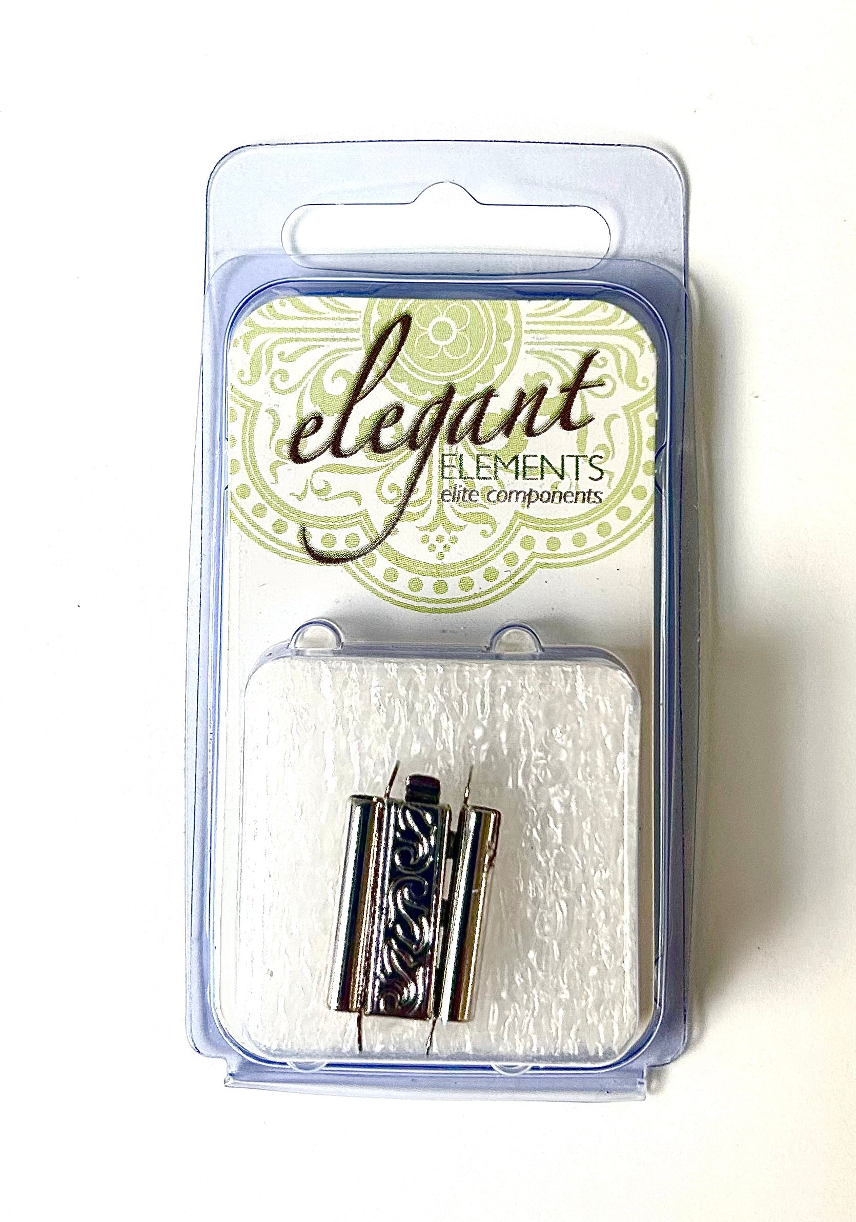 Fermoir Beadslide - Argent (1pce)