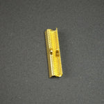 Ruban de fer - embouts à écraser - Or  (1pce)