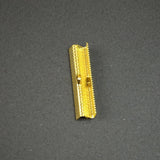 Ruban de fer - embouts à écraser - Or  (1pce)