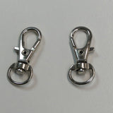 Fermoir mousqueton - pivotant  - Platine - 1 pièce