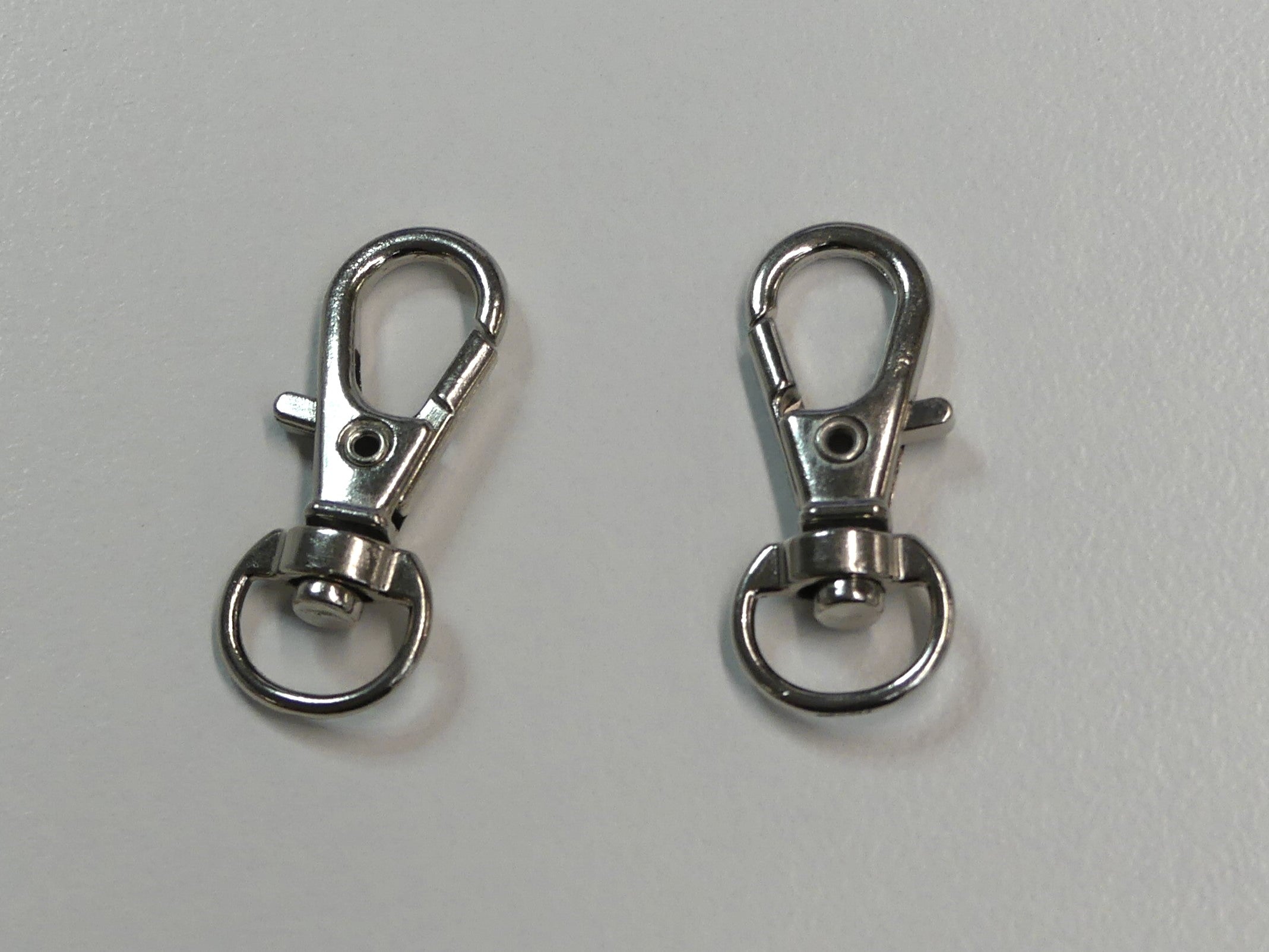 Fermoir mousqueton - pivotant  - Platine - 1 pièce