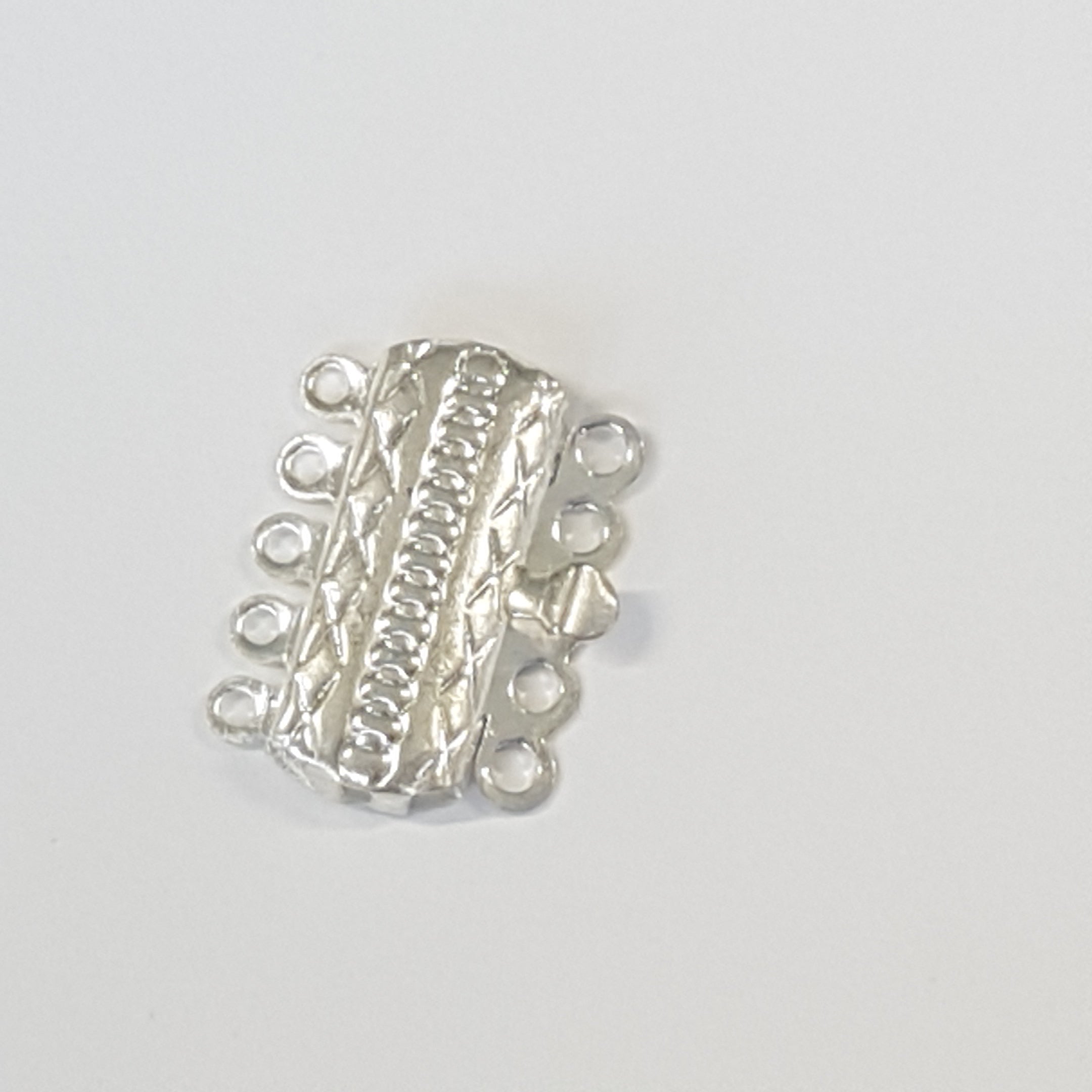 Fermoir de boîte rectangulaire - Platine - 1pce