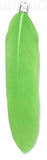 Pendentif en plumes d'oie vert (1 pce)