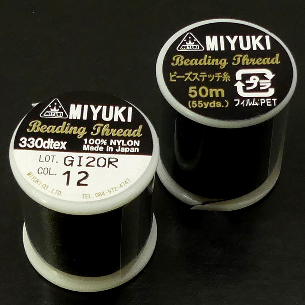 Fil Miyuki 03 - Noir- 50 mètres