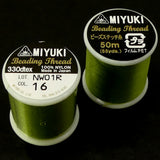 Fil Miyuki 03 - Vert - Peridot - 50 mètres