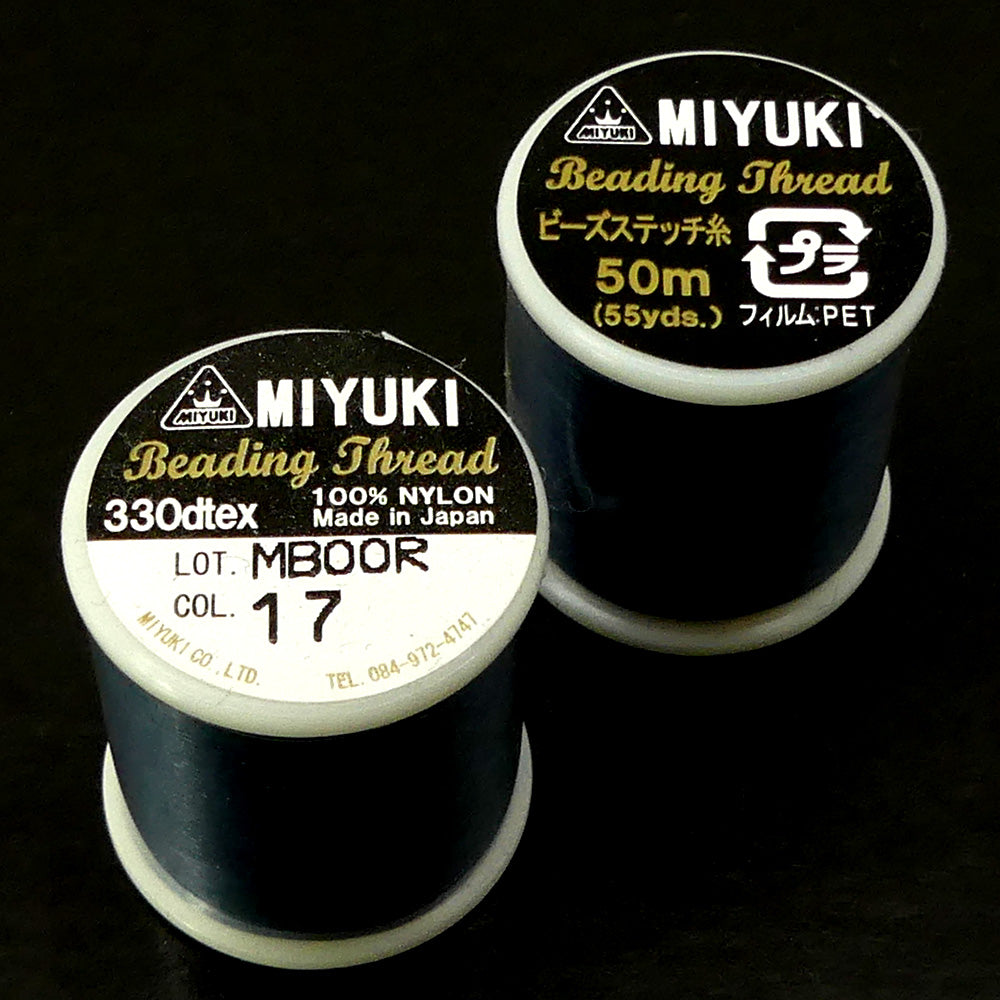 Fil Miyuki 03 - Bleu foncé - 50 mètres